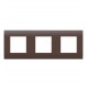 MODYS Πλαίσιο 3x2 ΣΤ. Σκούρο Καφέ - Aca Elec