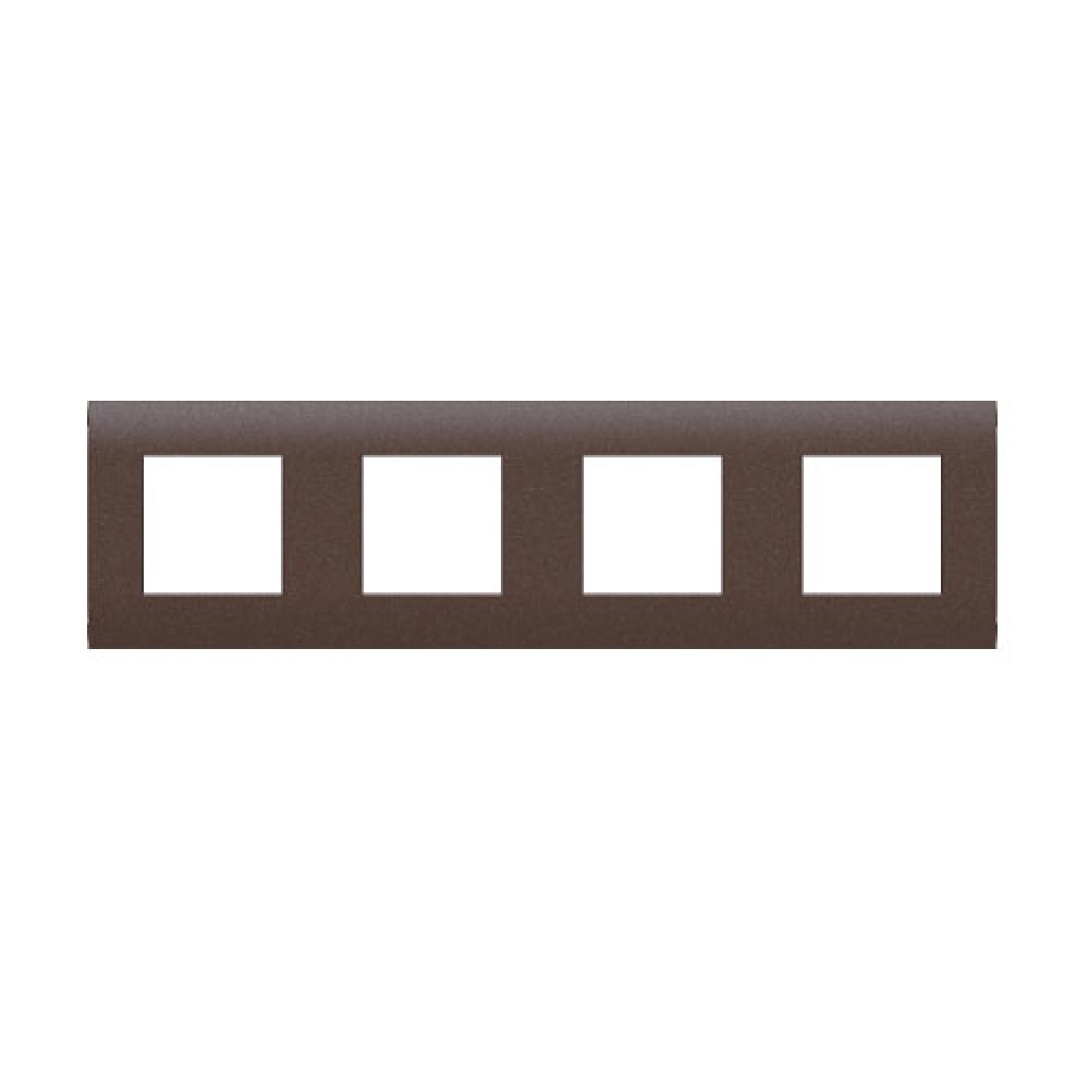 MODYS Πλαίσιο 4×2 ΣΤ Σκούρο Καφέ - Aca Elec