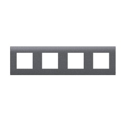 MODYS Πλαίσιο 4×2 ΣΤ Γκρι Σαγρέ - Aca Elec