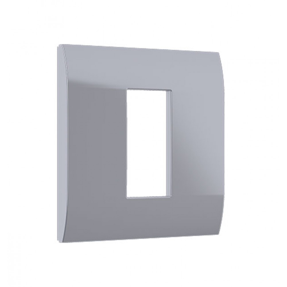 MODYS Πλαίσιο 1 ΣΤ. Ασημί - Aca Elec