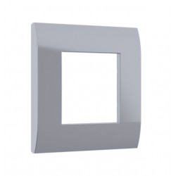 MODYS Πλαίσιο 2 ΣΤ. Ασημί - Aca Elec