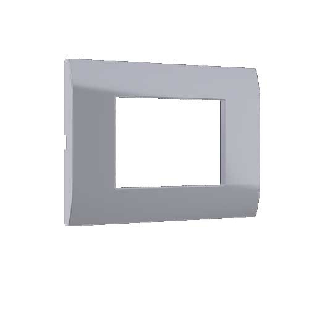 MODYS Πλαίσιο 3 ΣΤ. Ασημί - Aca Elec