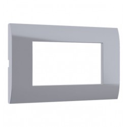 MODYS Πλαίσιο 4 ΣΤ. Ασημί - Aca Elec