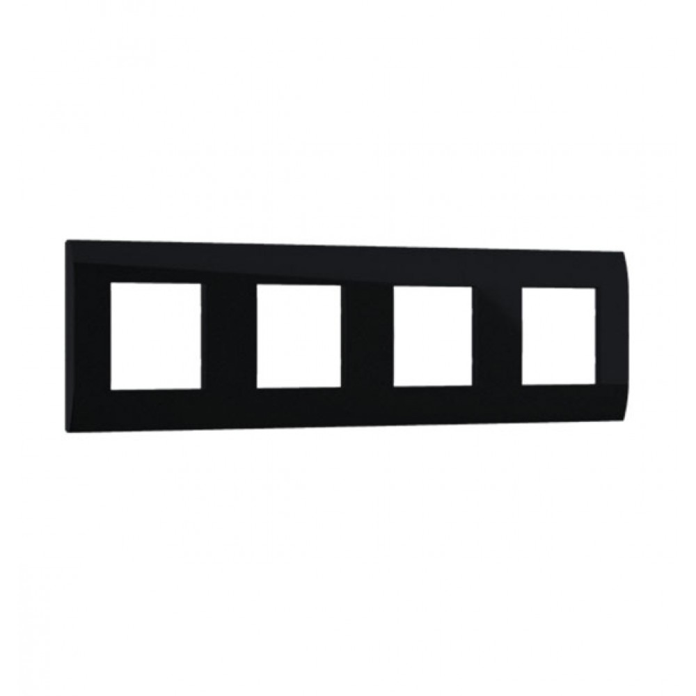 MODYS Πλαίσιο 4×2 ΣΤ. Μαύρο Ματ - Aca Elec