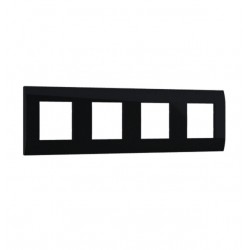 MODYS Πλαίσιο 4×2 ΣΤ. Μαύρο Ματ - Aca Elec