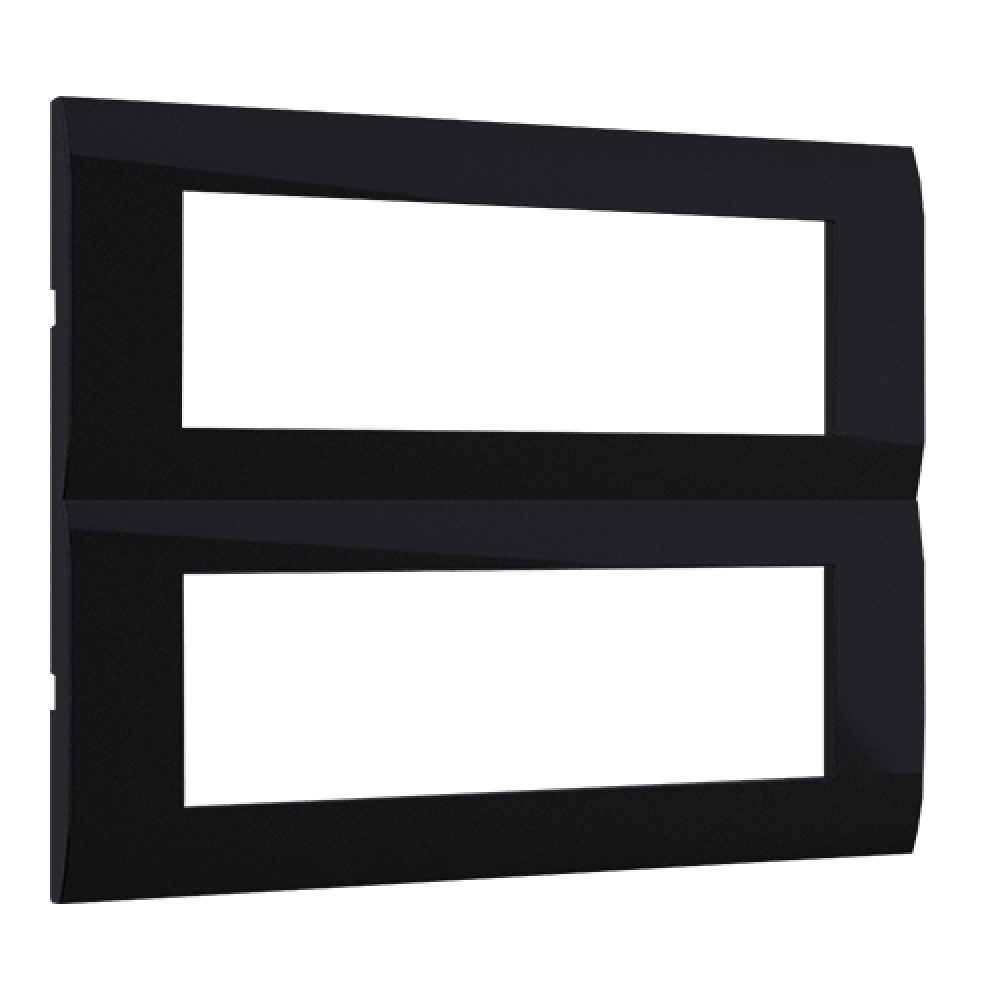 MODYS Πλαίσιο 2x7 ΣΤ. Μαύρο Ματ - Aca Elec