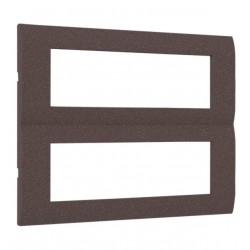 MODYS Πλαίσιο 2x7 ΣΤ. Σκούρο Καφέ - Aca Elec