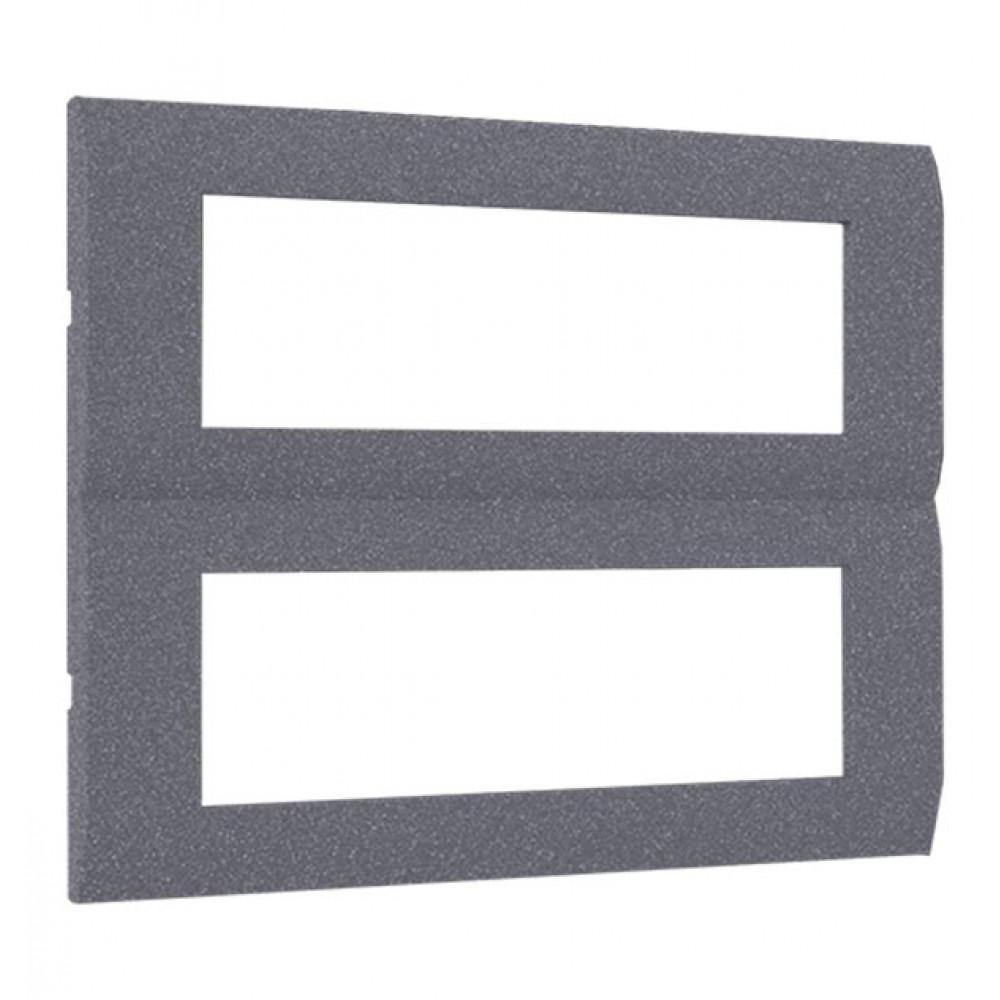 MODYS Πλαίσιο 2x7 ΣΤ. Γκρι Σαγρέ - Aca Elec