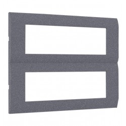 MODYS Πλαίσιο 2x7 ΣΤ. Γκρι Σαγρέ - Aca Elec