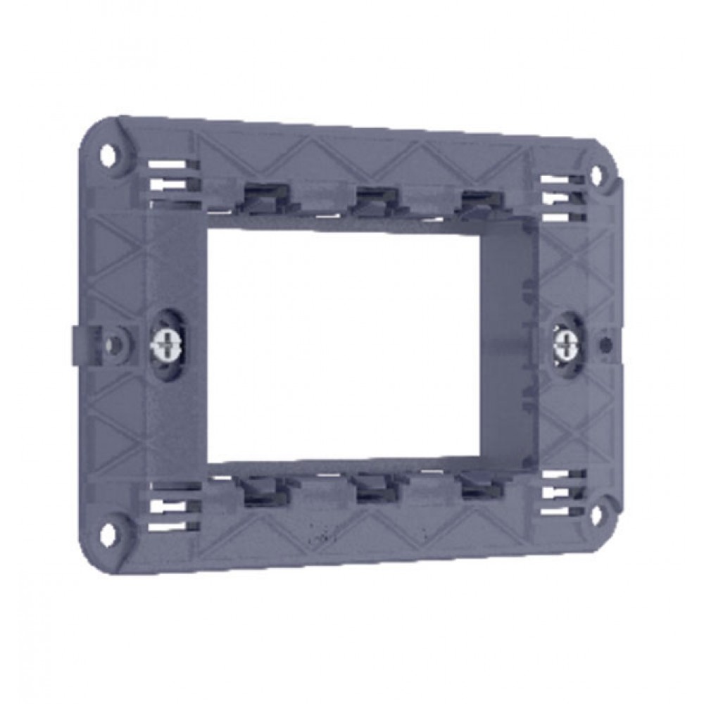 MODYS Πλαστική Βάση Στήριξης 3 Στοιχείων με Βίδες - Aca Elec