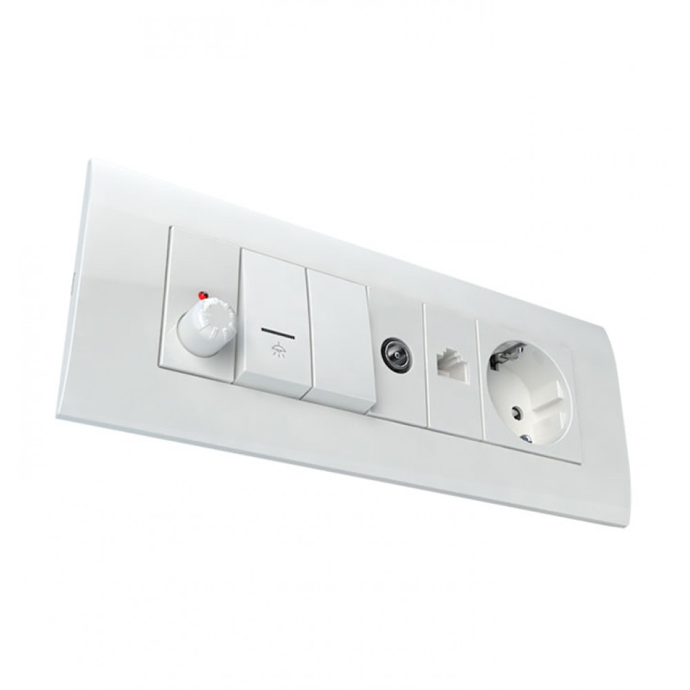 MODYS Πλαίσιο 7 ΣΤ. Λευκό - Aca Elec