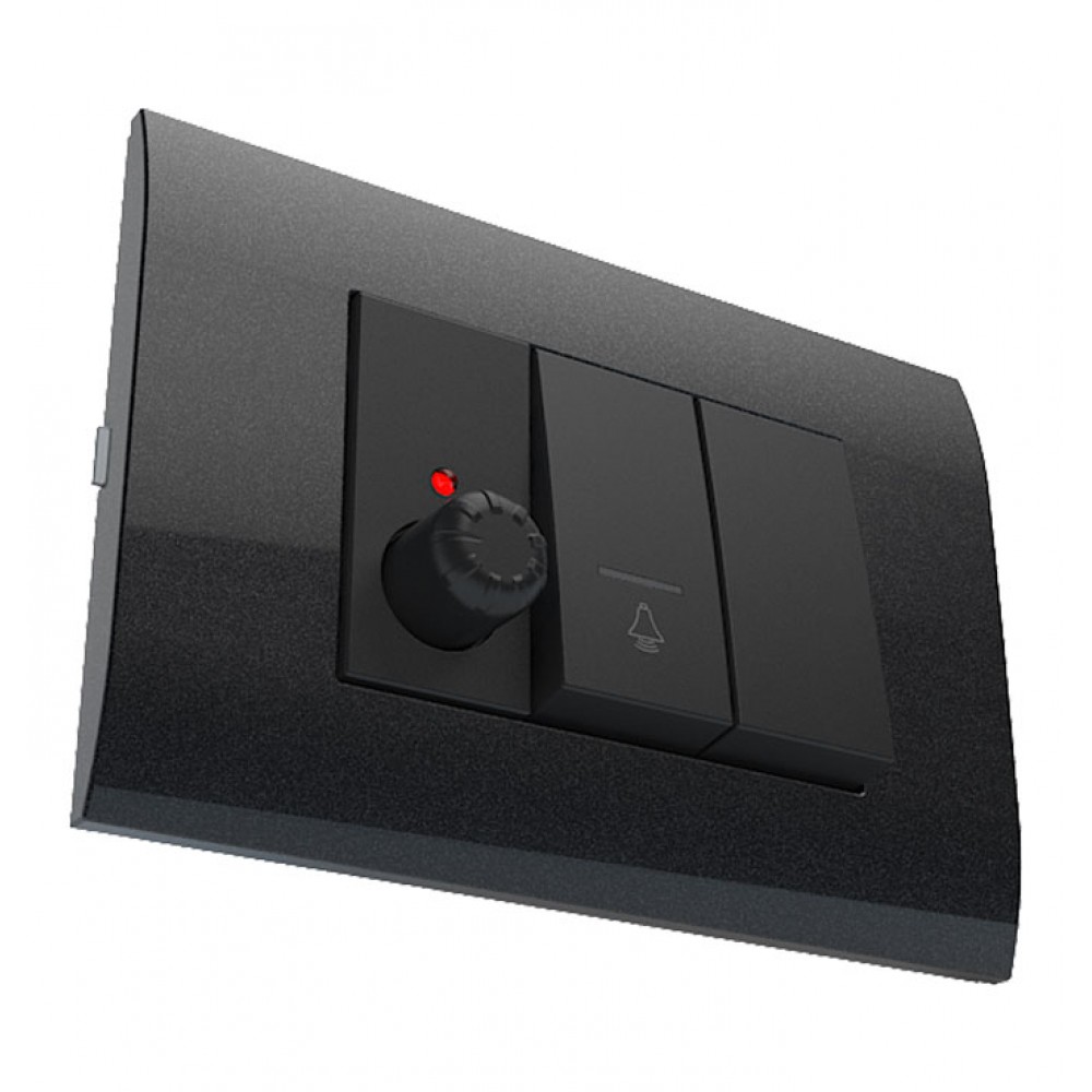 MODYS Πλαίσιο 3 ΣΤ. Μαύρο Ματ - Aca Elec