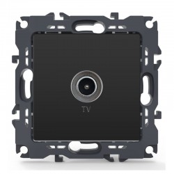 PRIME ΠΡΙΖΑ TV ΤΕΡΜΑΤΙΚΗ ΘΩΡΑΚΙΣΗ ΑΡΣΕΝΙΚΟ ΦΙΣ IP20 MAT ΑΝΘΡΑΚΙ - Aca Elec