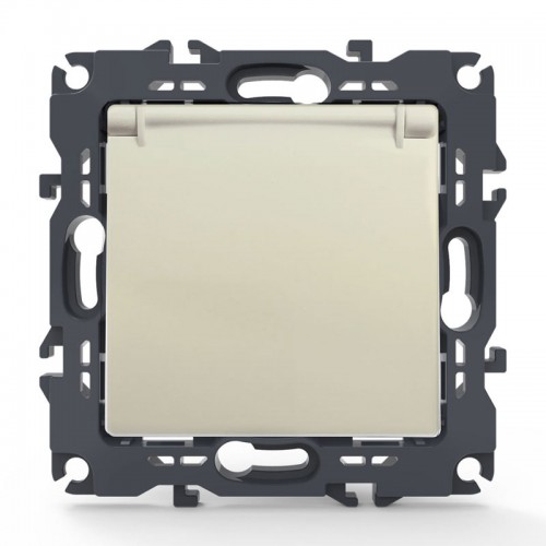 PRIME ΠΡΙΖΑ ΣΟΥΚΟ ΚΑΠΑΚΙ ΑΣΦΑΛΕΙΑΣ 1x2P+E 16A 250VAC IP20 ΙΒΟΥΑΡ - Aca Elec