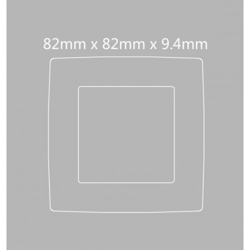 PRIME ΠΛΑΙΣΙΟ 1 ΘΕΣΗΣ IP20 ΙΒΟΥΑΡ - Aca Elec