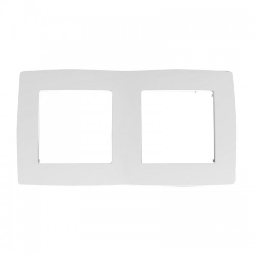 PRIME ΠΛΑΙΣΙΟ 2 ΘΕΣΕΩΝ IP20 ΛΕΥΚΟ - Aca Elec