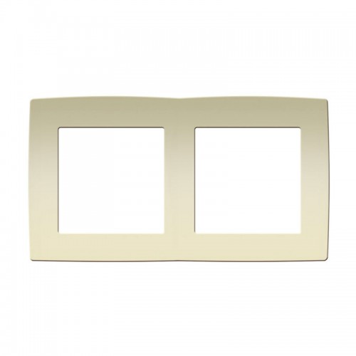 PRIME ΠΛΑΙΣΙΟ 2 ΘΕΣΕΩΝ IP20 ΙΒΟΥΑΡ - Aca Elec