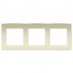 PRIME ΠΛΑΙΣΙΟ 3 ΘΕΣΕΩΝ IP20 ΙΒΟΥΑΡ - Aca Elec