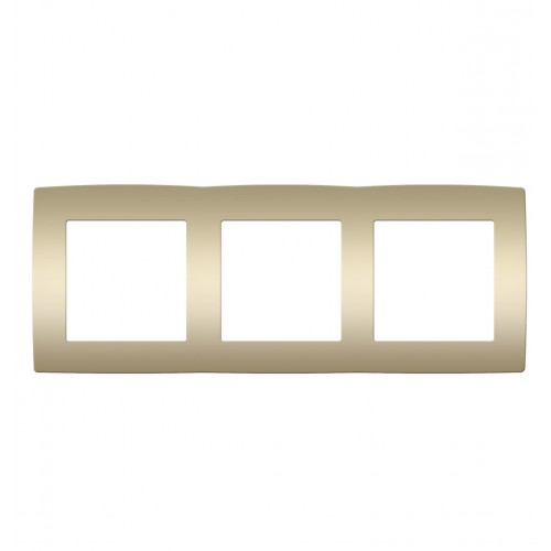 PRIME ΠΛΑΙΣΙΟ 3 ΘΕΣΕΩΝ IP20 MAT ΣΑΜΠΑΝΙΖΕ - Aca Elec