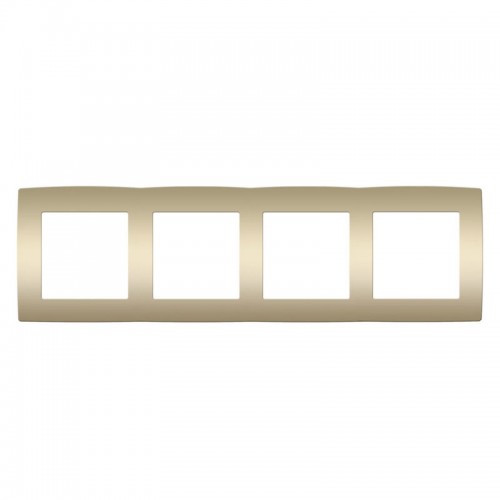 PRIME ΠΛΑΙΣΙΟ 4 ΘΕΣΕΩΝ IP20 MAT ΣΑΜΠΑΝΙΖΕ - Aca Elec