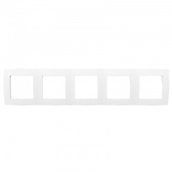 PRIME ΠΛΑΙΣΙΟ 5 ΘΕΣΕΩΝ IP20 ΛΕΥΚΟ - Aca Elec