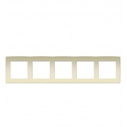 PRIME ΠΛΑΙΣΙΟ 5 ΘΕΣΕΩΝ IP20 ΙΒΟΥΑΡ - Aca Elec