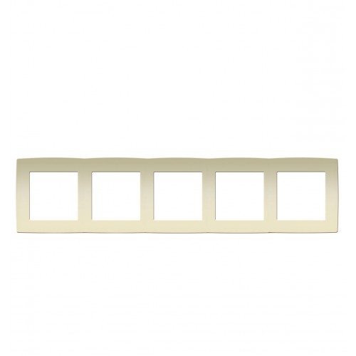 PRIME ΠΛΑΙΣΙΟ 5 ΘΕΣΕΩΝ IP20 ΙΒΟΥΑΡ - Aca Elec