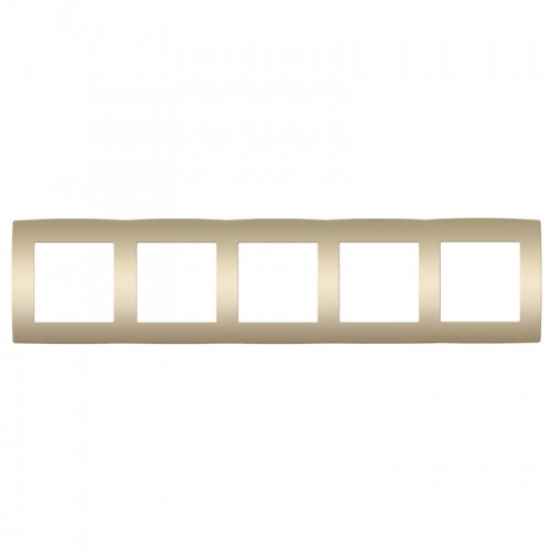 PRIME ΠΛΑΙΣΙΟ 5 ΘΕΣΕΩΝ IP20 MAT ΣΑΜΠΑΝΙΖΕ - Aca Elec