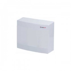 Πίνακας Επίτοιχος Πλαστικός N12CW 12 Θέσεων - 1 Σειρά με Λευκή Πόρτα IP40 - Tehnoplast