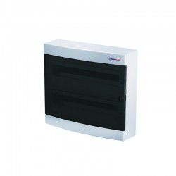 Πίνακας Επίτοιχος Πλαστικός N2X18C 36 Θέσεων - 2 Σειρές με Διάφανη Πόρτα IP40 - Tehnoplast