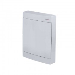 Πίνακας Επίτοιχος Πλαστικός N4X18CW 72 Θέσεων - 4 Σειρών με Λευκή Πόρτα IP40 - Tehnoplast