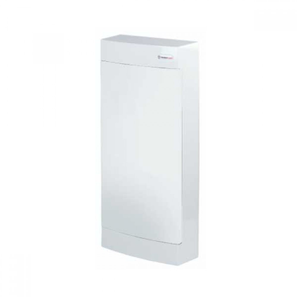 Πίνακας Επίτοιχος Πλαστικός N48CW 48 Θέσεων - 4 Σειρών με Λευκή Πόρτα IP40 - Tehnoplast