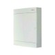 Πίνακας Επίτοιχος Πλαστικός N8CW 8 Θέσεων - 1 Σειρά με Λευκή Πόρτα IP40 - Tehnoplast