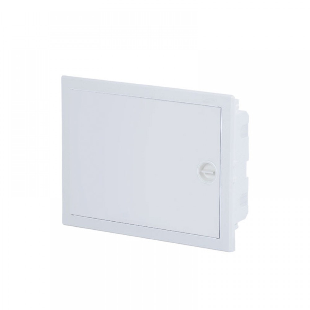 Πίνακας U12AW 12 Θέσεων / 1 Σειρά, Χωνευτός Με Λευκή Πλαστική Πόρτα IP40 - Tehnoplast