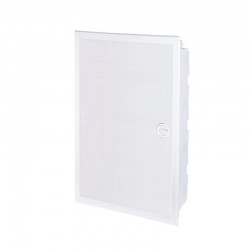 Πίνακας U36AW 36 Θέσεων / 3 Σειρές, Χωνευτός Με Διάφανη Πλαστική Πόρτα IP40 - Tehnoplast