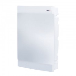 Πίνακας U3X18CW 54 Θέσεων / 3 Σειρές, Χωνευτός Με Λευκή Πλαστική Πόρτα IP40- Tehnoplast