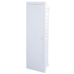 Πίνακας U60ES 60+10 Θέσεων / 5 Σειρές, Χωνευτός Με Λευκή Μεταλλική Πόρτα Και Μεταλλικό Πλαίσιο IP40 - Tehnoplast