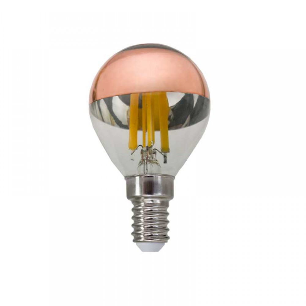 Λαμπτήρας Led Filament E14 DIM G45 ROSE GOLD 5W 2700K - Diolamp