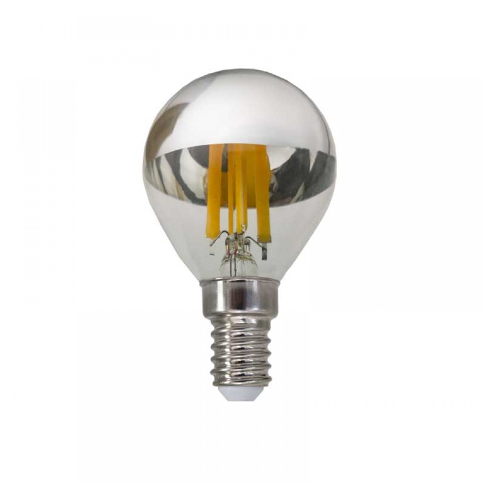 Λαμπτήρας Led Filament E14 DIM G45 SILVER 5W 2700K - Diolamp