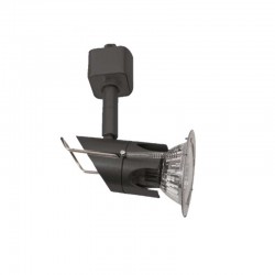 Φωτιστικό Σποτ Ράγας Μονοφασικό 2 Καλωδίων Μαύρο 1xGU10 No49T2 MASTO - ACA