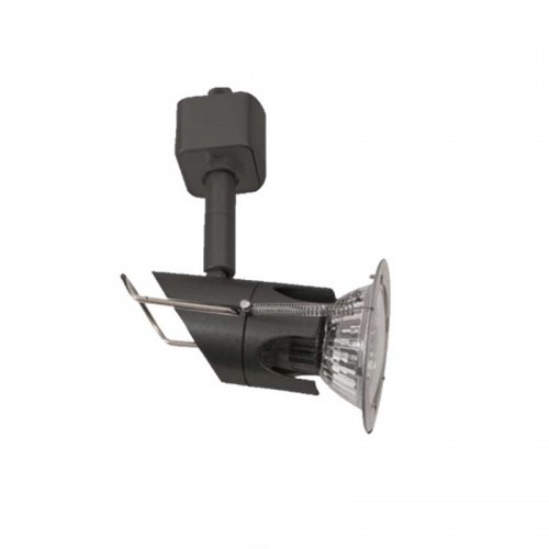 Φωτιστικό Σποτ Ράγας Μονοφασικό 2 Καλωδίων Μαύρο 1xGU10 No49T2 MASTO - ACA