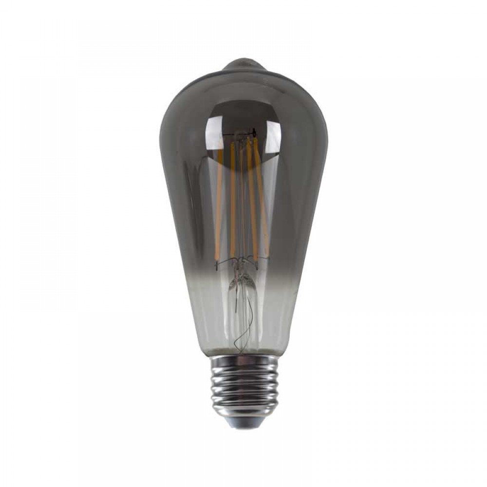 Λαμπτήρας Led Filament E27 ST64 SMOKE 8W 1800K - Diolamp