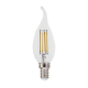 LED FILAMENT E14 DIM C35 AMBER WITH TIP 5W 2700K 230V AC 620LM RA80 - Diolamp 