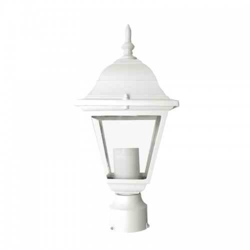 Φανάρι Αλουμινίου Με Βάση Για Κολωνάκι Σε Διάφορα Χρώματα ø6cm IP45 1x E27 ACA