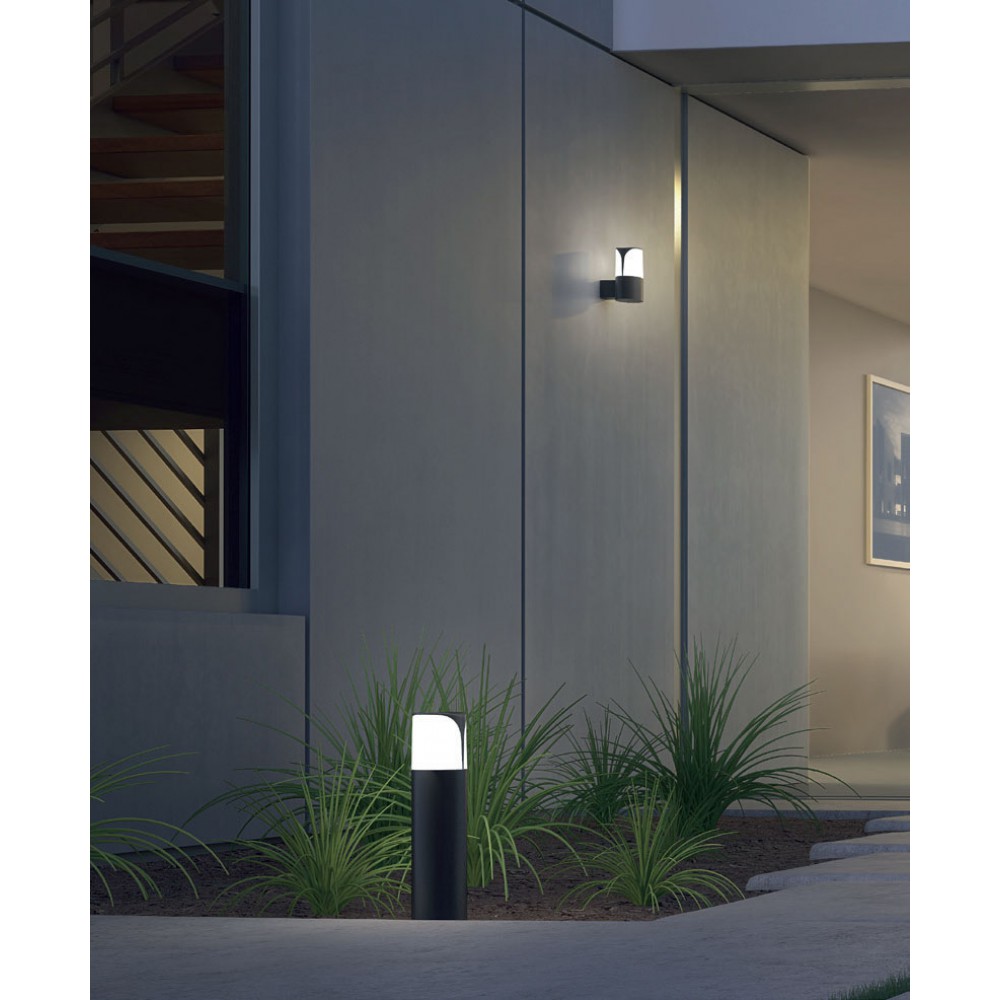 Κολωνάκι Εξωτερικού Χώρου Σε Σκούρο Γκρι 80cm 1x E27 IP54 PHOIBE - ACA