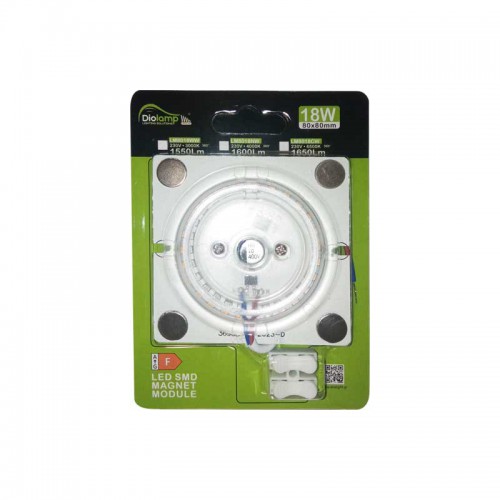 LED SMD MAGNET MODULE 18W 230V AC 1600LM 160° 4000K Ra80 - ACA