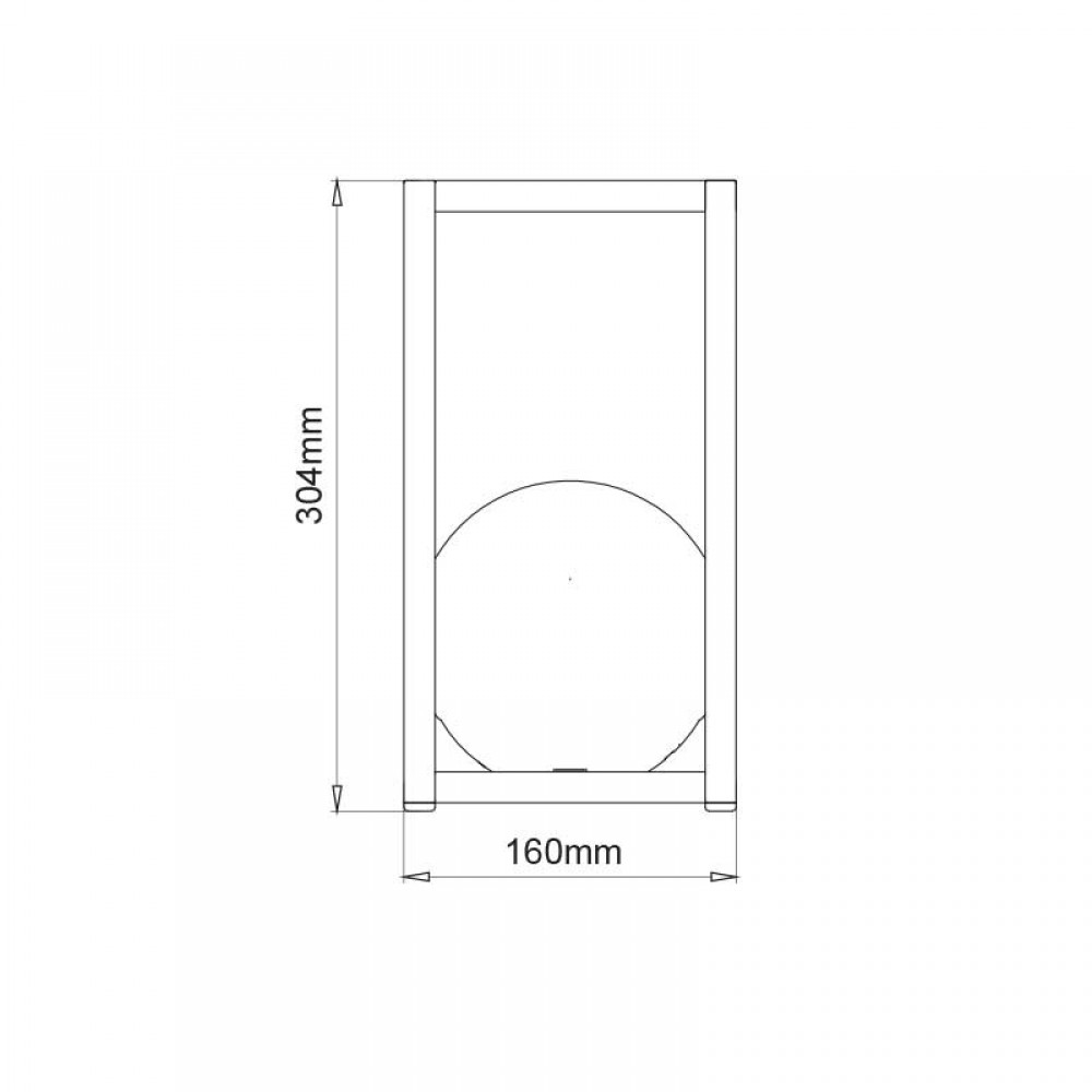 LED Επιτραπέζιο Φωτιστικό Εξωτερικού Χώρου Επαναφορτιζόμενο Σκούρο Γκρι - Λευκό 1W IP54 LUA - Aca