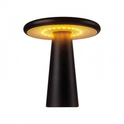 LED Επιτραπέζιο Φωτιστικό Εξωτερικού Χώρου Επαναφορτιζόμενο Μαύρο Ματ 2W 190LM MAX 335° CCT IP65 MARTA - Aca