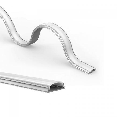 2 Μέτρα Προφίλ Αλουμινίου WHIP Με Πολυκαρβονικό Οπάλ Κάλυμμα ACA