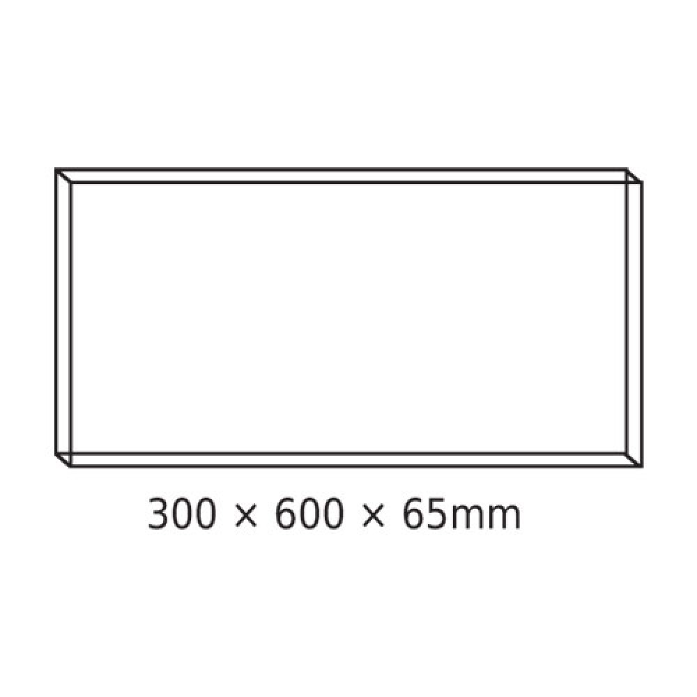Πλαίσιο Για LED Panel Οροφής 30x60x6,5cm Από Φύλλο Αλουμινίου - ACA